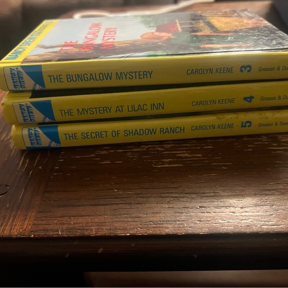 Nancy Drew Other - Nancy Drew Mystery Stories Set - Yellow and Blue Covers